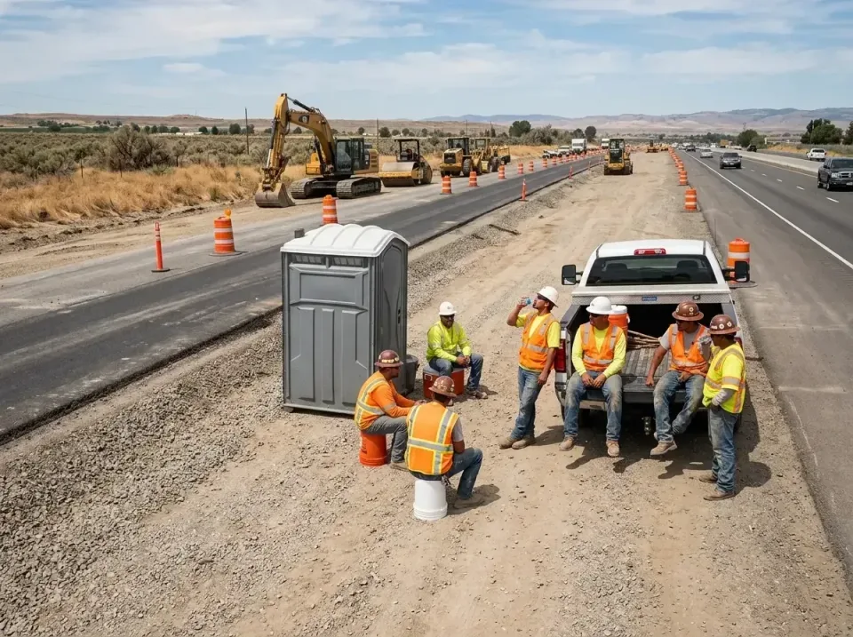 highway-road-construction-crew-007 — frequently asked questions, Porta Potty and Restroom Rentals in Dillon, MT